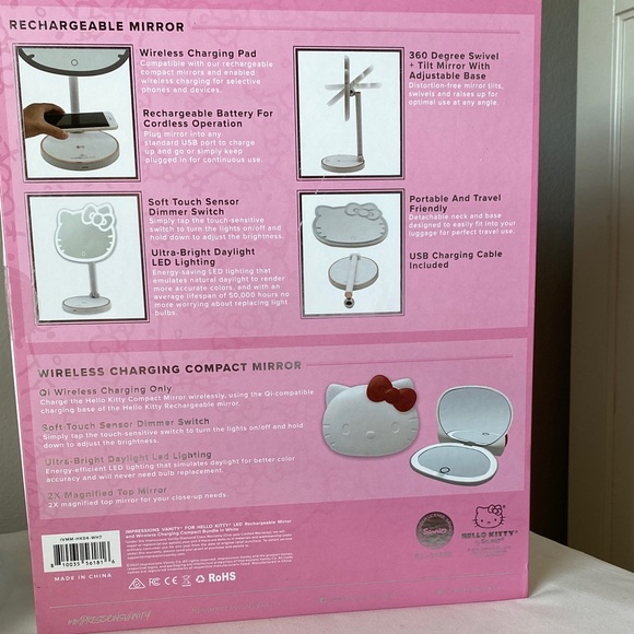 Hello Kitty LED Vanity Mirror - Picture 4 of 10